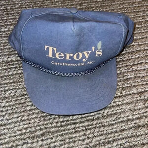 VTG Snapback Cap Hat Nissun Blue TEROY’S Caruthersville MO adjustable